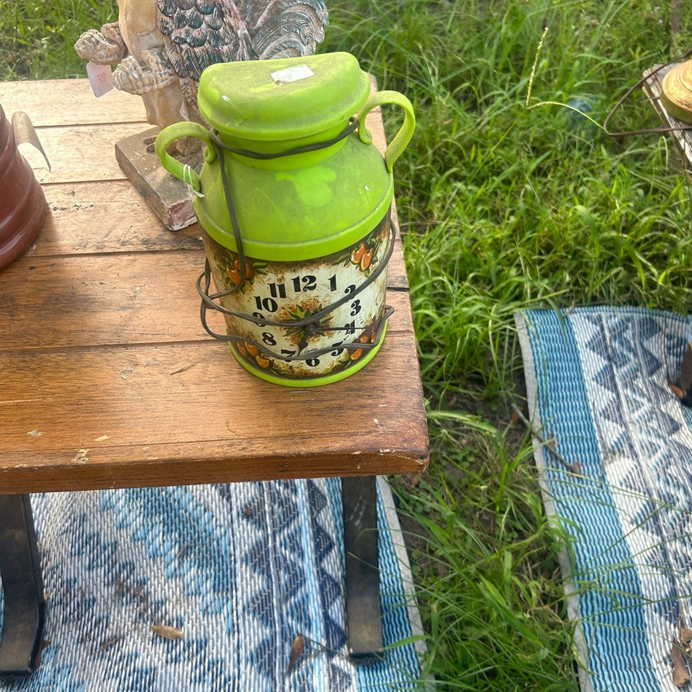 Milk jug clock